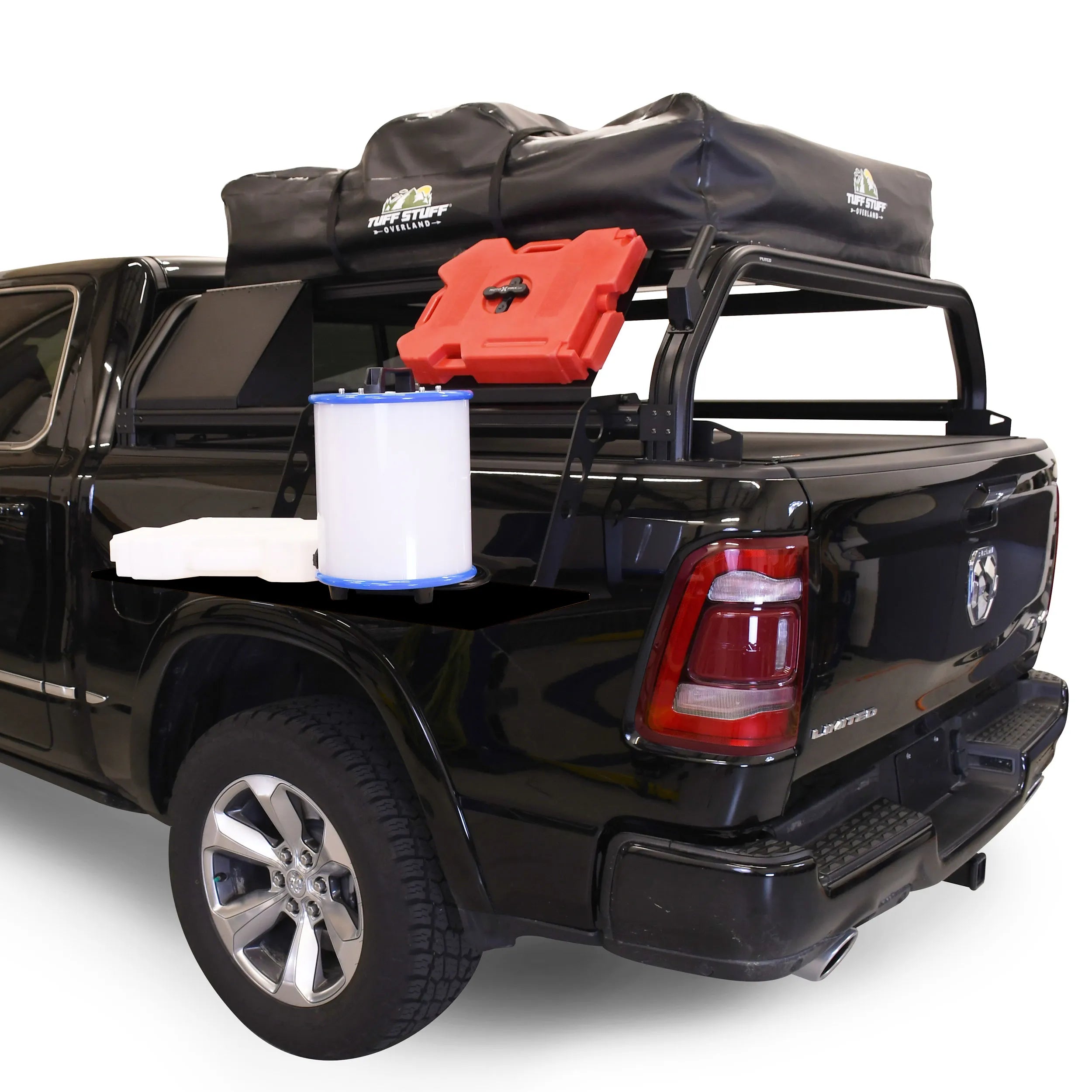 Putco Venture Tec Rack - Fits Dodge Ram Truck 1500 2019-2025 5'7'' Bed - New Body (w/ 6 Lug Wheels), w/o Ram Box