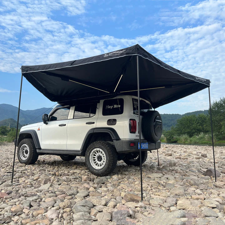 YOUNGHUNTER 270 Degree Free Standing Car Awning for 4WD SUVs