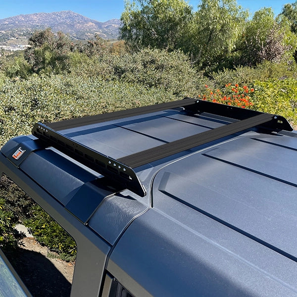 BADASS TENTS 2021-24 Ford Bronco 4 Door Rear only Short Roof Rack for Hardtop – NEW 2.0 ALUMINUM