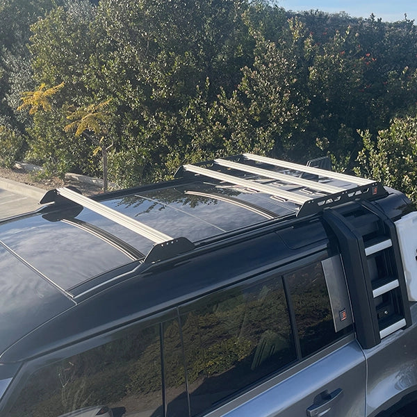 BADASS TENTS Roof Rack for 2020-24 Land Rover Defender (90, 110 & 130) - Black Bars