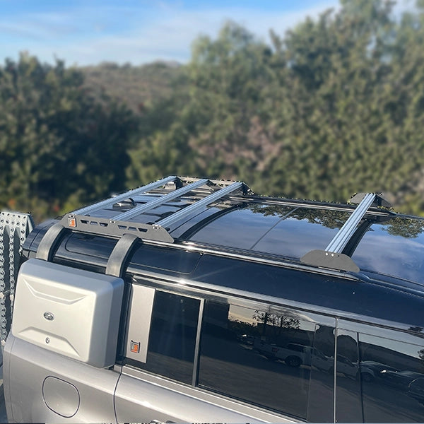 BADASS TENTS Roof Rack for 2020-24 Land Rover Defender (90, 110 & 130) - Black Bars